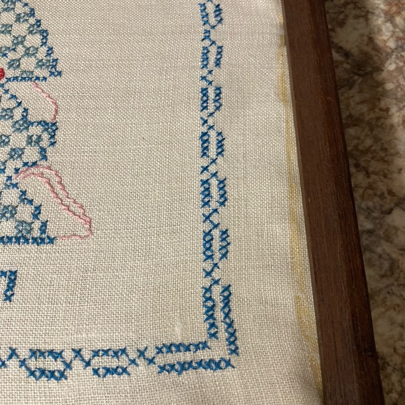 Vintage Cross Stitch of A Child’s Prayer - Picture 5 of 10